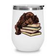 Boykin Spaniel Books Dog Breed Graphic Wine Tumbler