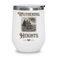 Bronte Novel Wuthering Heights Moorland Gothic Book Cover Wine Tumbler