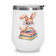 Bunny Rabbit Reading Books Rabbit Books Bunny Reader Wine Tumbler Bunny Rabbit Reading Books Rabbit Books Bunny Reader Wine Tumbler