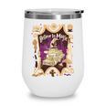 Castle Book Book Lovers Tees Family Vacation Bookworm Wine Tumbler