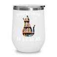 Cat Lover Tee Women Book Lover Reading Librarian Read Wine Tumbler