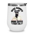 Cat I Read Banned Books Shirt Bookworm Avid Reader For Men Women Kids Wine Tumbler