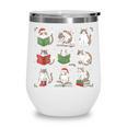 Cat Reading Book Funny Christmas Cat Book Lover Librarian Men Women Kids Wine Tumbler Cat Reading Book Funny Christmas Cat Book Lover Librarian Men Women Kids Wine Tumbler