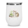 Cats Books And Matcha Life Is Perfect Green Tea Matcha Wine Tumbler Cats Books And Matcha Life Is Perfect Green Tea Matcha Wine Tumbler