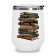 Celebrating History Month Floral Books Teacher Wine Tumbler