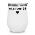 Chapter 18 Book Lovers Readers & Authors 18th Birthday Wine Tumbler