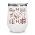 Christmas Book Lover Reading Reader Men Women Kids Xmas Wine Tumbler Christmas Book Lover Reading Reader Men Women Kids Xmas Wine Tumbler