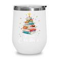 Christmas Book Tree Shirt Book Lover Librarian All Booked For Christmas Women's Christmas Book Lover Librarian Wine Tumbler Christmas Book Tree Shirt Book Lover Librarian All Booked For Christmas Women's Christmas Book Lover Librarian Wine Tumbler