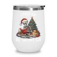 Christmas Outfit I Prefer Halloween Book Reading Skeleton Wine Tumbler Christmas Outfit I Prefer Halloween Book Reading Skeleton Wine Tumbler
