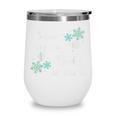 Christmas Shirts Snow Is Falling Books Are Calling Men Women Wine Tumbler