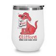 Clifford The Big Red Dog Let's Read Together Vintage Book Wine Tumbler