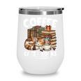 Coffee Cats And Books Cats And Reading Lovers Wine Tumbler
