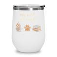 Coffee Paw Print Book Lover Reading Simple Life Bookworm Premium Tri-Blend Wine Tumbler