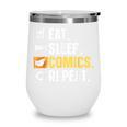 Comic Book Comic Stuff & Accessories -Adult Small Modern Letter Print Crew Collar Short Sleeve T-Shirt Wine Tumbler Comic Book Comic Stuff & Accessories -Adult Small Modern Letter Print Crew Collar Short Sleeve T-Shirt Wine Tumbler