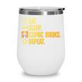 Cool Comic Books Art For Men Women Comic Book Lover Comics Wine Tumbler