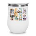 Coquette Bookworm Reading Enthusiast Book Lover Book Wine Tumbler