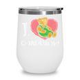 Corduroy I Heart Corduroy Teddy Bear Retro Children's Book Wine Tumbler