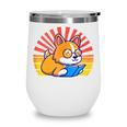 Corgi Dog Reading Book Book Lover Dog Lover Wine Tumbler