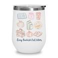 Cozy Bookish Fall Vibes Pumpkin Latte Books Autumn Reading Wine Tumbler Cozy Bookish Fall Vibes Pumpkin Latte Books Autumn Reading Wine Tumbler