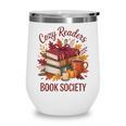 Cozy Readers Book Society Fall Autumn Floral Pumpkin Season Wine Tumbler Cozy Readers Book Society Fall Autumn Floral Pumpkin Season Wine Tumbler