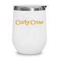 Curly Crow Art And Books Logo Wine Tumbler