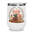 Cute Axolotl Reading Books Cozy Bookworm Wine Tumbler Cute Axolotl Reading Books Cozy Bookworm Wine Tumbler