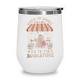 Cute Bookstore Ghost Retro Women Book Lovers Wine Tumbler Cute Bookstore Ghost Retro Women Book Lovers Wine Tumbler