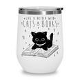 Cute Cats And Books Aesthetic Feline Reader Graphic Premium Tri-Blend Wine Tumbler Cute Cats And Books Aesthetic Feline Reader Graphic Premium Tri-Blend Wine Tumbler