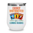 Cute Comic Book For Men Women Comic Book Collector Wine Tumbler Cute Comic Book For Men Women Comic Book Collector Wine Tumbler