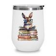 Cute Reading Bunny With Glasses Books Bookworm Reader Book Premium Tri-Blend Wine Tumbler Cute Reading Bunny With Glasses Books Bookworm Reader Book Premium Tri-Blend Wine Tumbler