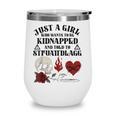 Dark Romance Smutt Book Merch Just A Good Girl STFUATTDLAGG Wine Tumbler