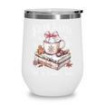 Dear Santa More Book Please Christmas Reading Book Librarian Wine Tumbler Dear Santa More Book Please Christmas Reading Book Librarian Wine Tumbler