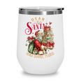 Dear Santa More Books Please Christmas Wine Tumbler Dear Santa More Books Please Christmas Wine Tumbler