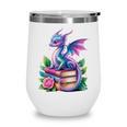 Dragon Book Fantasy Reading Wine Tumbler