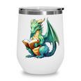 Dragon With Book Wine Tumbler Dragon With Book Wine Tumbler