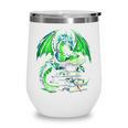 Dragon Reading Books Bookworm Wine Tumbler Dragon Reading Books Bookworm Wine Tumbler