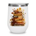Dream Like Martin Floral Book History Month Women Men Wine Tumbler