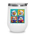 Eagle Love Reading And Eagles Child Book Lover Wine Tumbler Eagle Love Reading And Eagles Child Book Lover Wine Tumbler