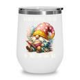 Easily Distracted By Books And Gnomes Book Reading Gnome Wine Tumbler Easily Distracted By Books And Gnomes Book Reading Gnome Wine Tumbler