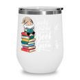 Easily Distracted By Books And Gnomes Wine Tumbler