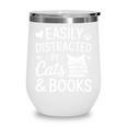 Easily Distracted By Cats And Books Reading Apparel Premium Tri-Blend Wine Tumbler Easily Distracted By Cats And Books Reading Apparel Premium Tri-Blend Wine Tumbler