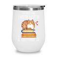 Easily Distracted By Cats And Books Reading Lover Bookish Wine Tumbler Easily Distracted By Cats And Books Reading Lover Bookish Wine Tumbler