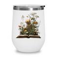 Easily Distracted By Cats And Books Wine Tumbler
