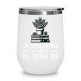 Easily Distracted By Plants & Books Plant Book Lover Wine Tumbler