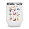 Easter Teacher Cute Bunny Reding Books Librarian Bookworm Wine Tumbler Easter Teacher Cute Bunny Reding Books Librarian Bookworm Wine Tumbler