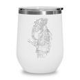 Elephant Holds Book Wriing Motif Animal Artwork Elephant Wine Tumbler Elephant Holds Book Wriing Motif Animal Artwork Elephant Wine Tumbler