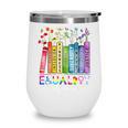 Equality Hurts No One Floral Books LGBTQ Gay Les Pride Month Wine Tumbler Equality Hurts No One Floral Books LGBTQ Gay Les Pride Month Wine Tumbler