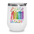 Equality Hurts No One Floral Books LGBTQ Pride Human Rights Wine Tumbler