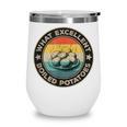 What Excellent Boiled Potatoes Retro Book Vintage Literature Wine Tumbler