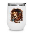 Fantasy Dragon Reading Book Lover Wine Tumbler Fantasy Dragon Reading Book Lover Wine Tumbler